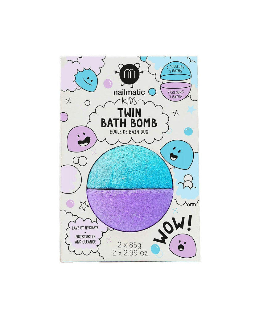 Bath Bomb for Kids DUOS Blue and Violet