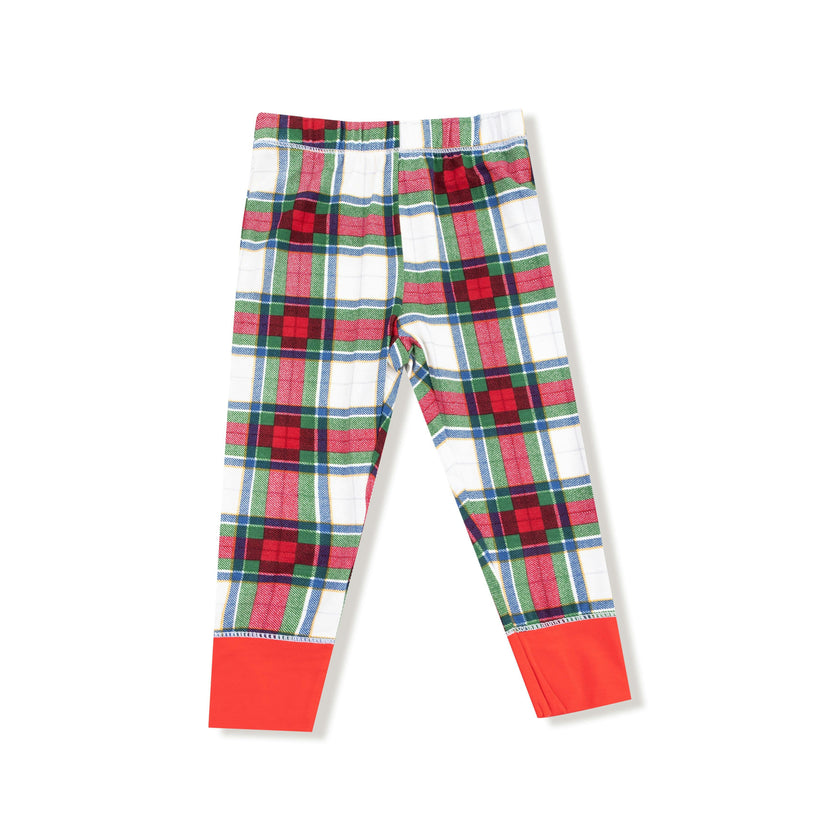 Holiday Plaid - Long Sleeve Loungewear Set
