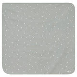 Leaf Print Ribbed Blanket