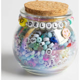 Delulu Rainbow Happy Face Pink Smiley Face Charm DIY Jar