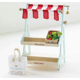 Wooden Market Stall & Fruit Play Food Crate