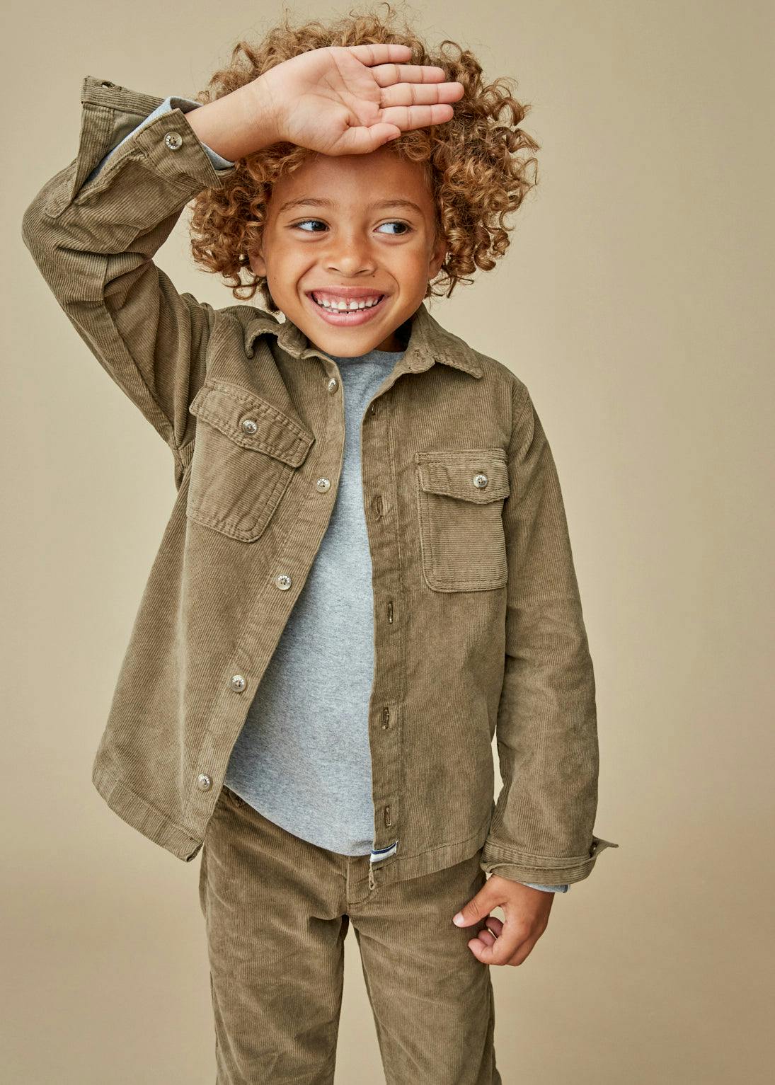 The Taupe Corduroy Shirt