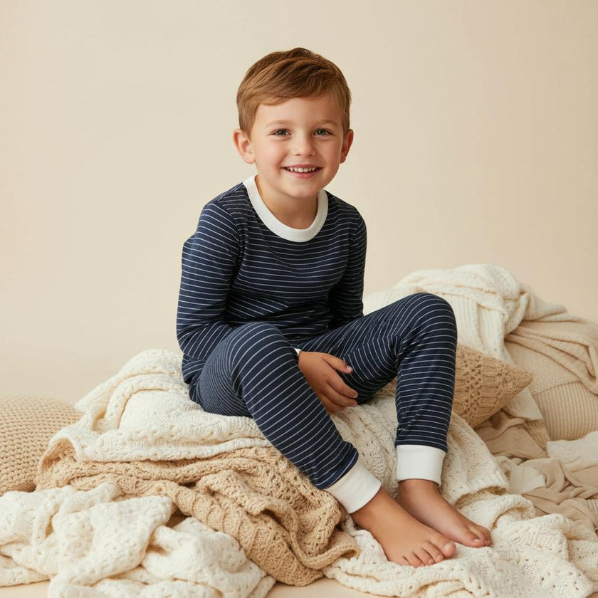 Bamboo Stripe Pajama Set