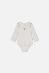 Organic Cotton Onesie Off-White