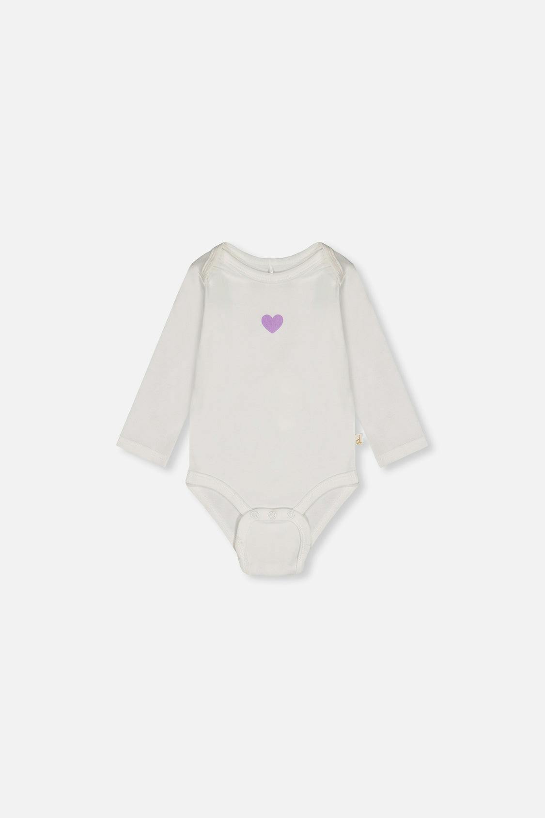 Organic Cotton Onesie Off-White