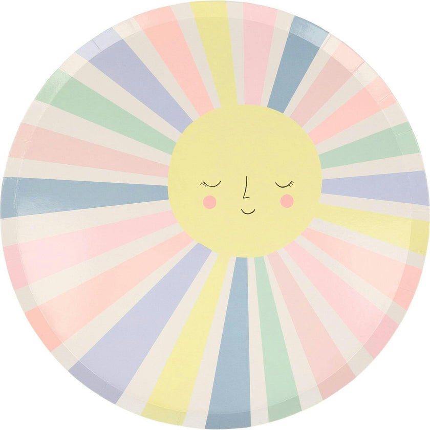 Rainbow Sun Dinner Plates