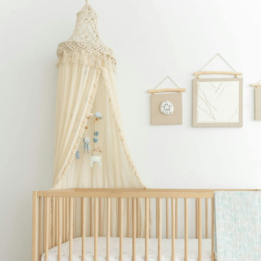 Kendi Macrame Boho Bed Canopy