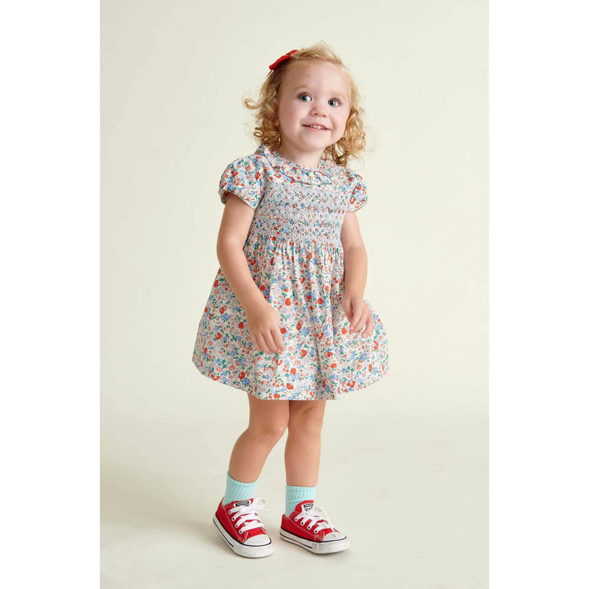 Hand-Smocked Baby Dress Freesia