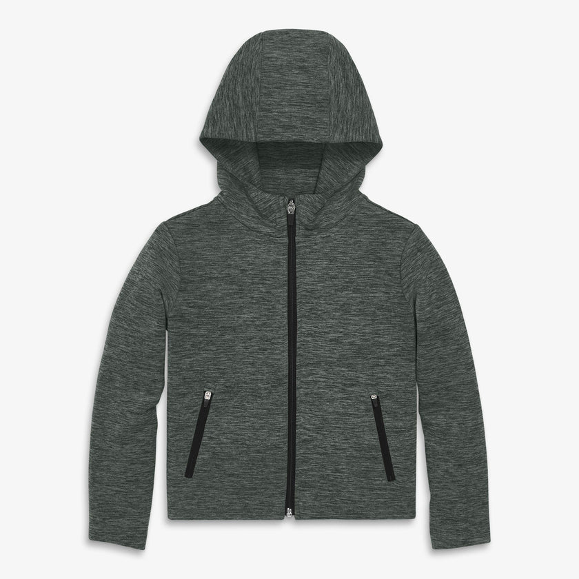 Kids cozy FlexKnit zip hoodie