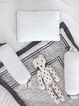 Block-Printed Cotton Crib Quilt
