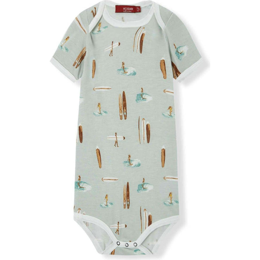 Vintage Surf Bamboo Short Sleeve One Piece