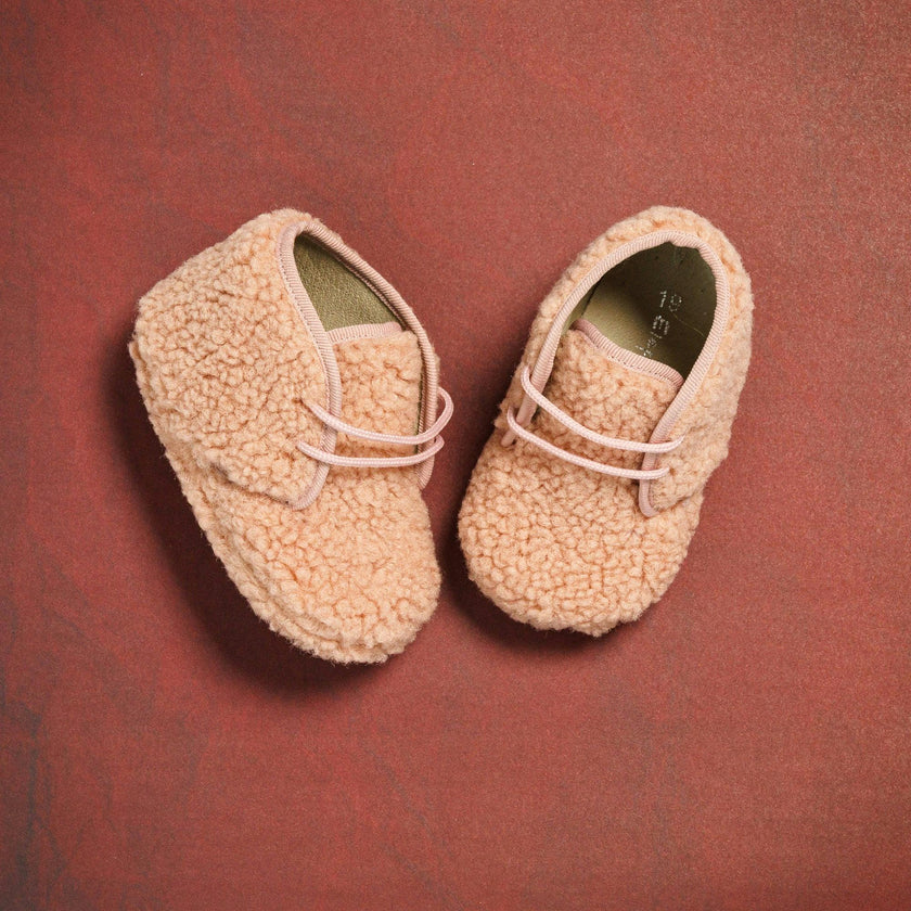 Baby Shearling Bootie | Pink