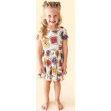 Peanut Butter Jelly Time Ruffled Twirl Dress