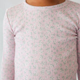 Andina Rose Pointelle Pajama Set