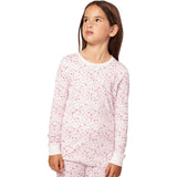 Kid's Pima Snug Fit Pajama Set in Dorset Floral