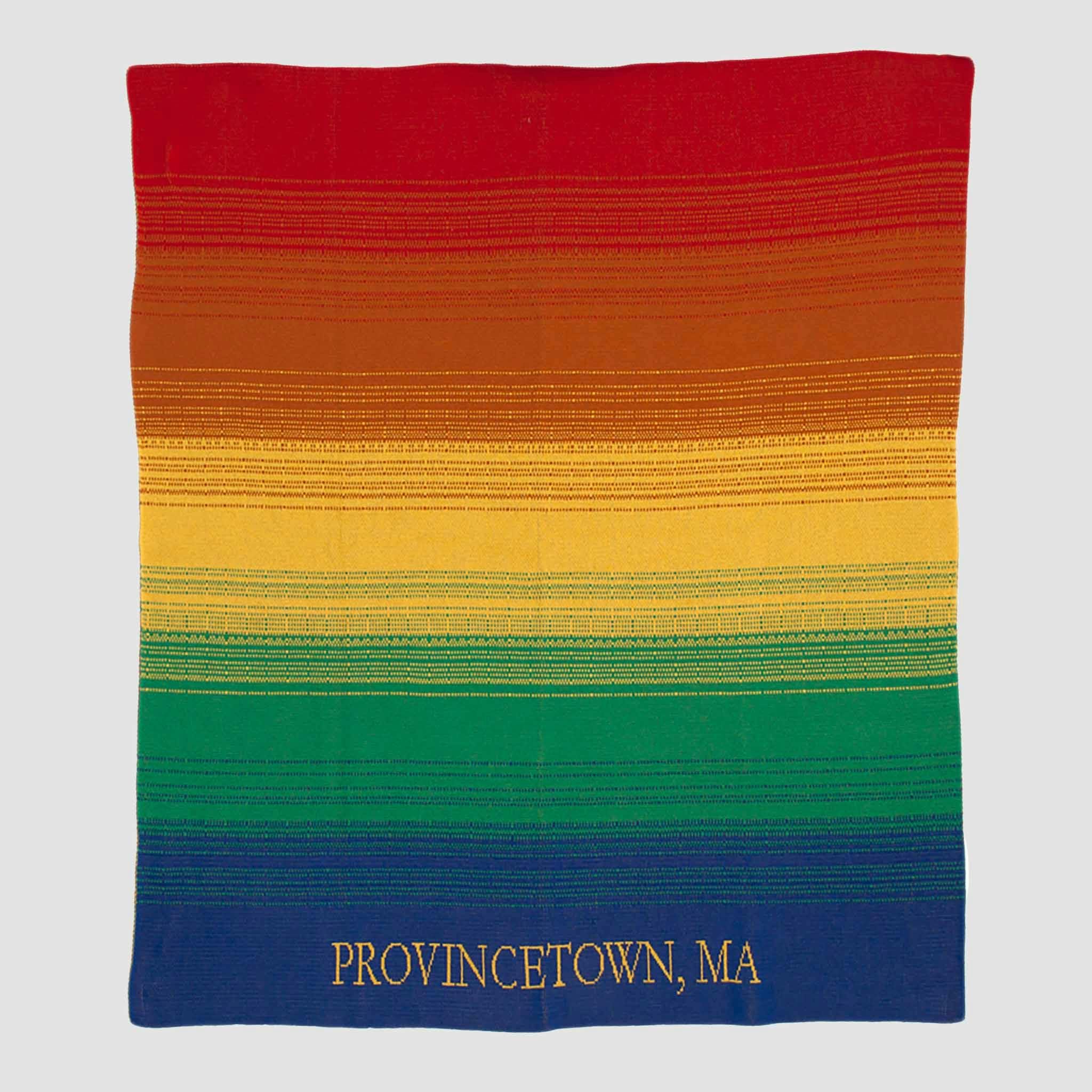 Custom Personalized Holiday | Stripes Sustainable Knit Throw Blanket - Pride for All