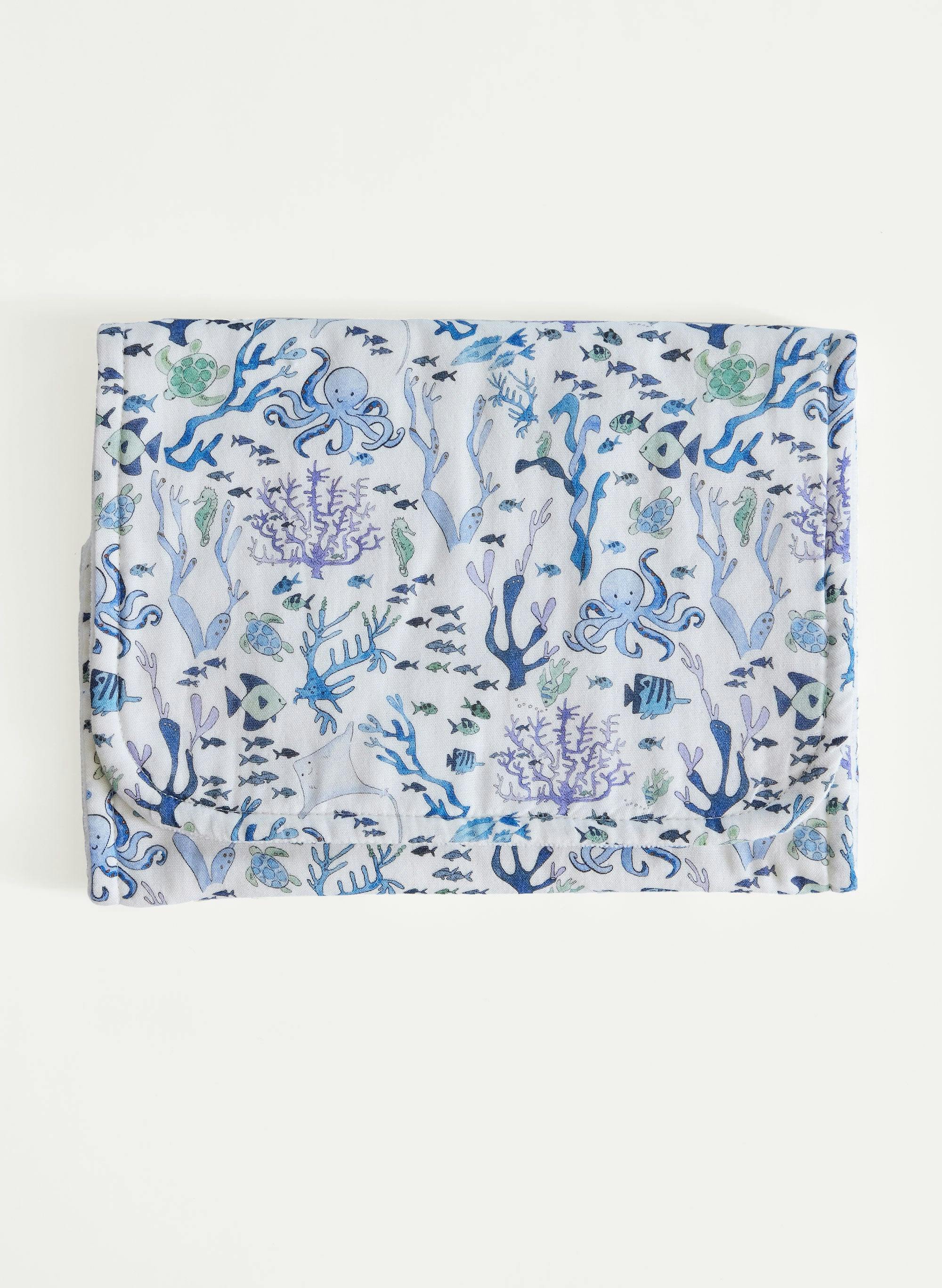 Baby Burp Cloth - Coral Reef