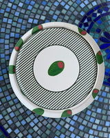 Olivette Dinner Plate Set - Green Olive