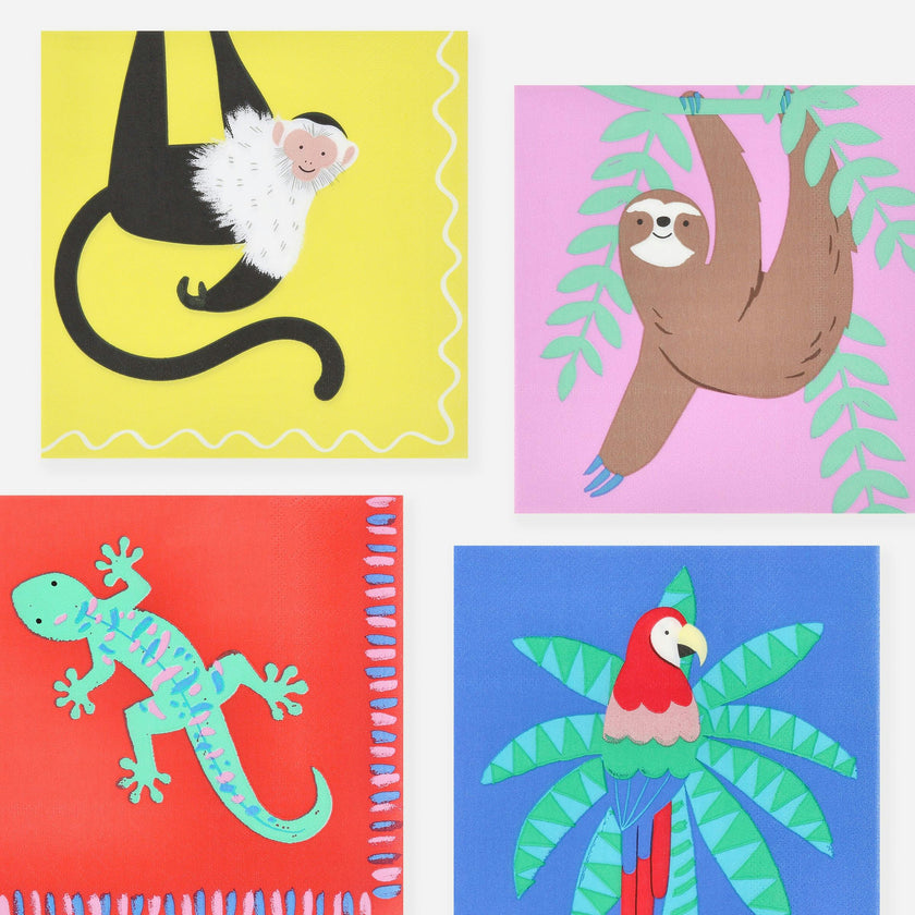 Jungle Jamboree Large Napkins