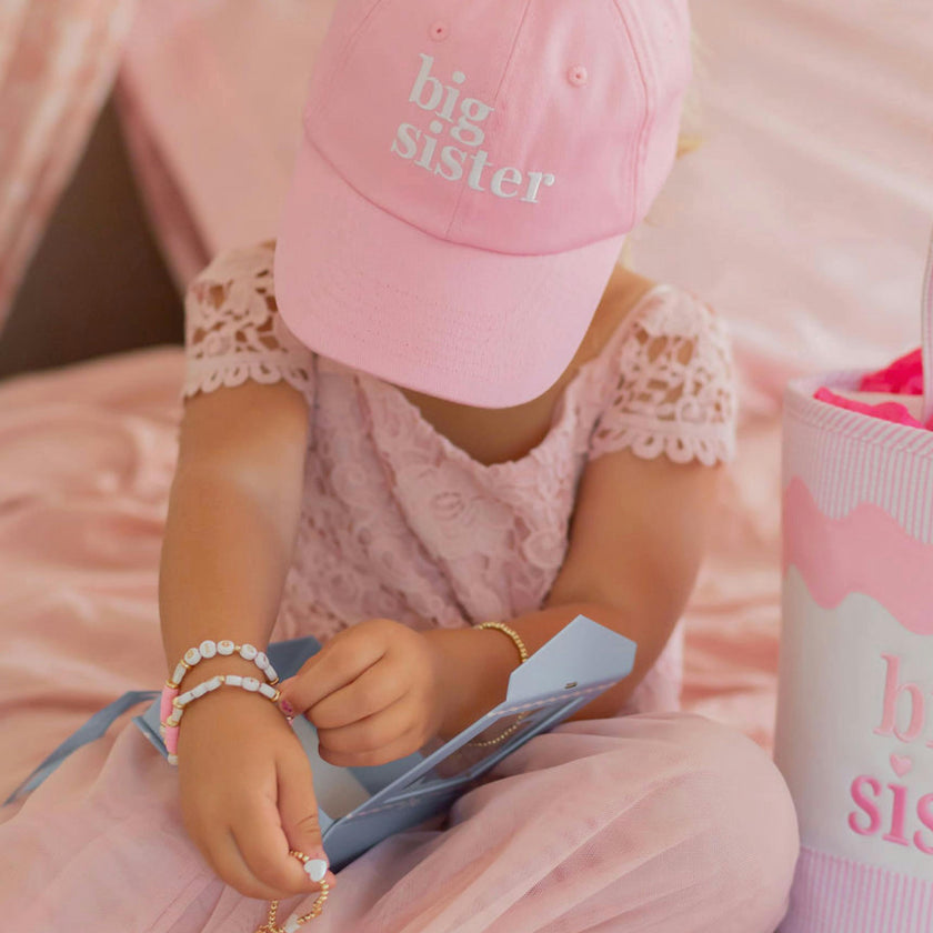 Big Sister Bow Baseball Hat (Baby/Toddler, Youth)