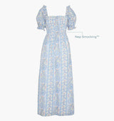 The Scarlett Nap Dress - Blue Corsica Paisley