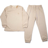 Boy Grey Pajama Set in Pima Cotton