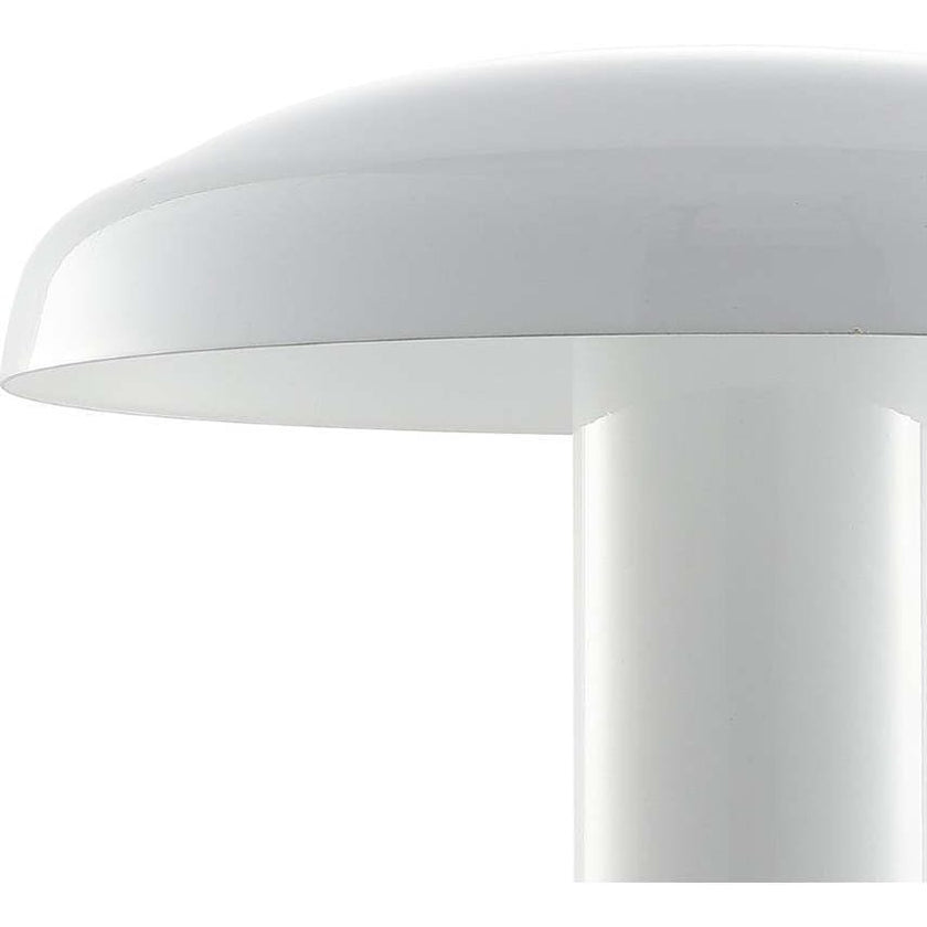Suillius 11" Contemporary Bohemian Rechargeable/Cordless Iron Integrated LED Mushroom Table Lamp