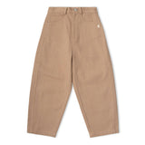 Organic Twill Barrel Pants - Taupe