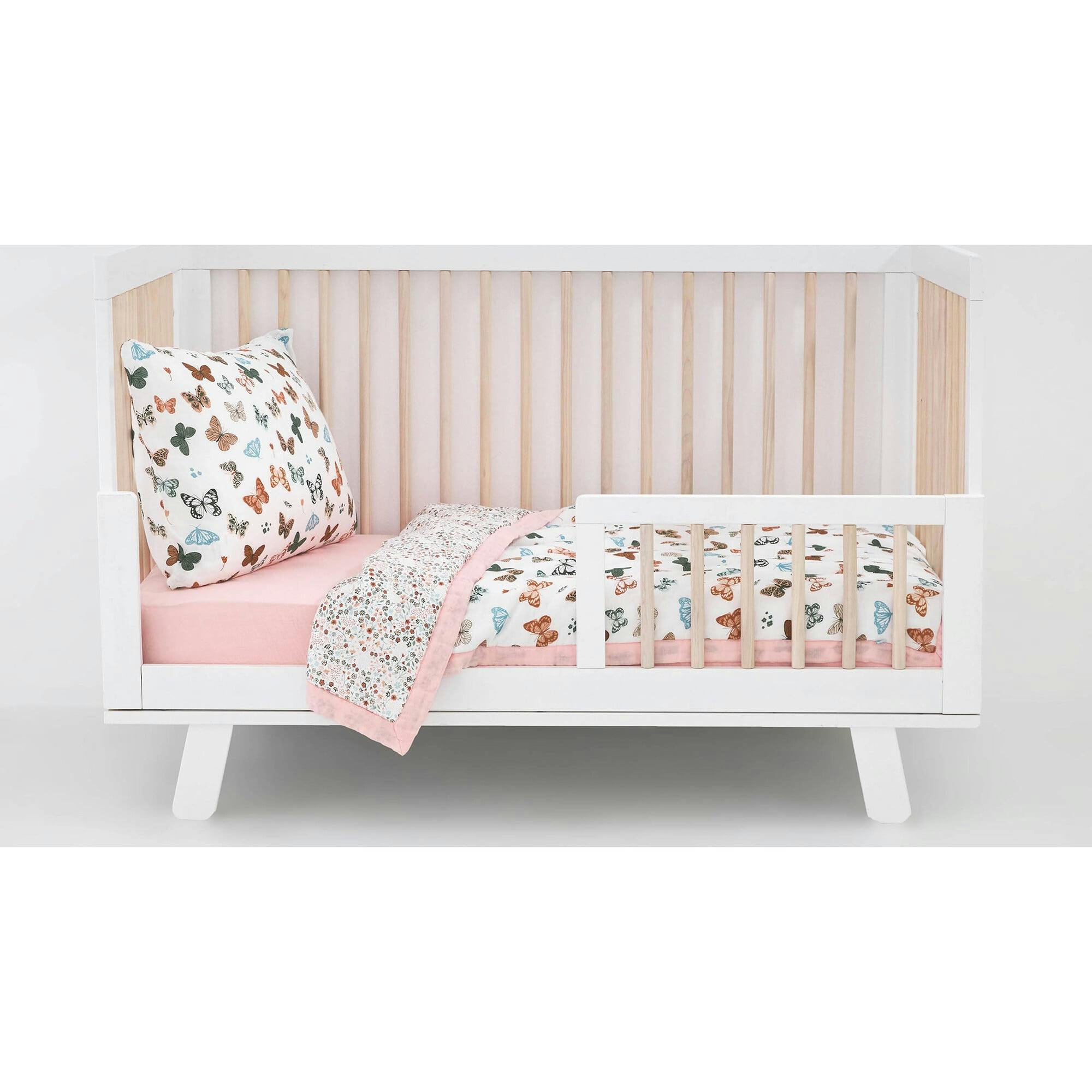 Cotton Muslin Toddler Comforter - Butterflies