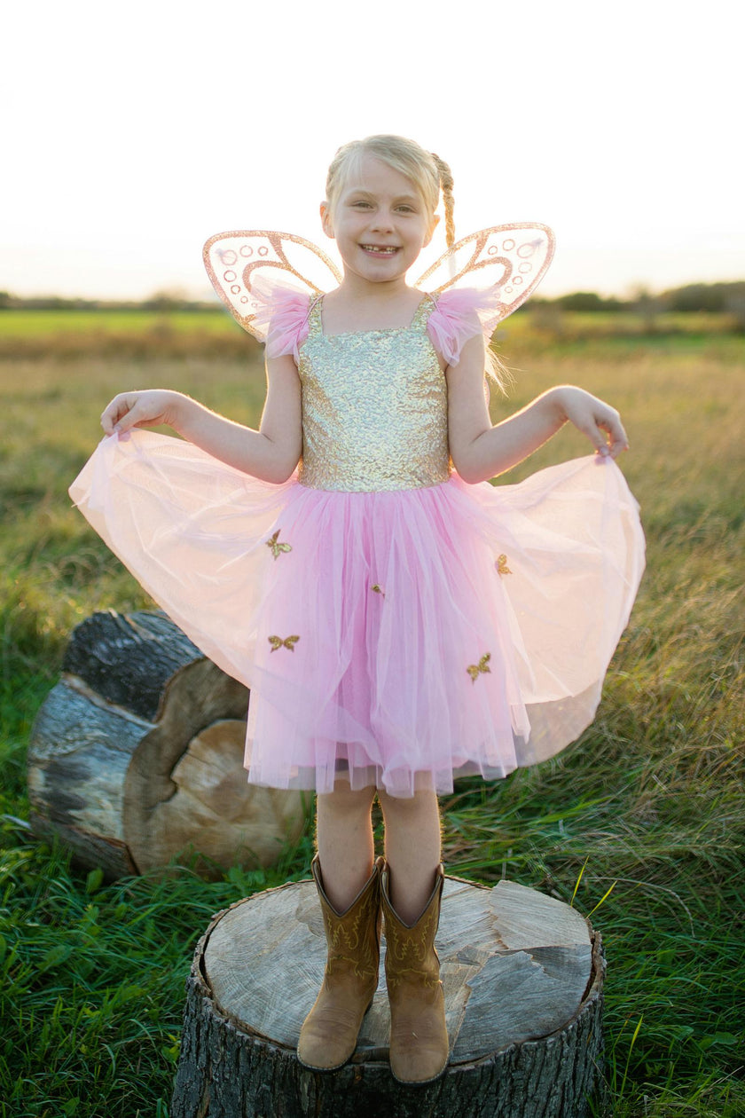 Sequins Butterfly Dress & Wings