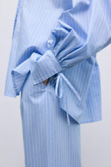 Aura Woman Pant Vista Blue Stripes