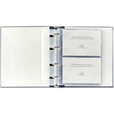 Medium Clear Pocket Pebble Grain Leather Photo Album