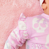 Ms. Kelly Picot Footie Ruffled Zippered One Piece