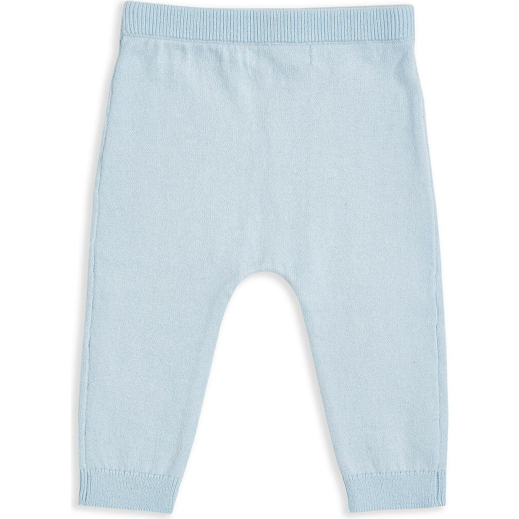 Pointelle Crown Crawler Set - Blue