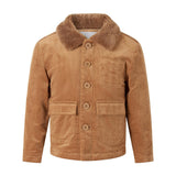 Cord Shearling Jacket
