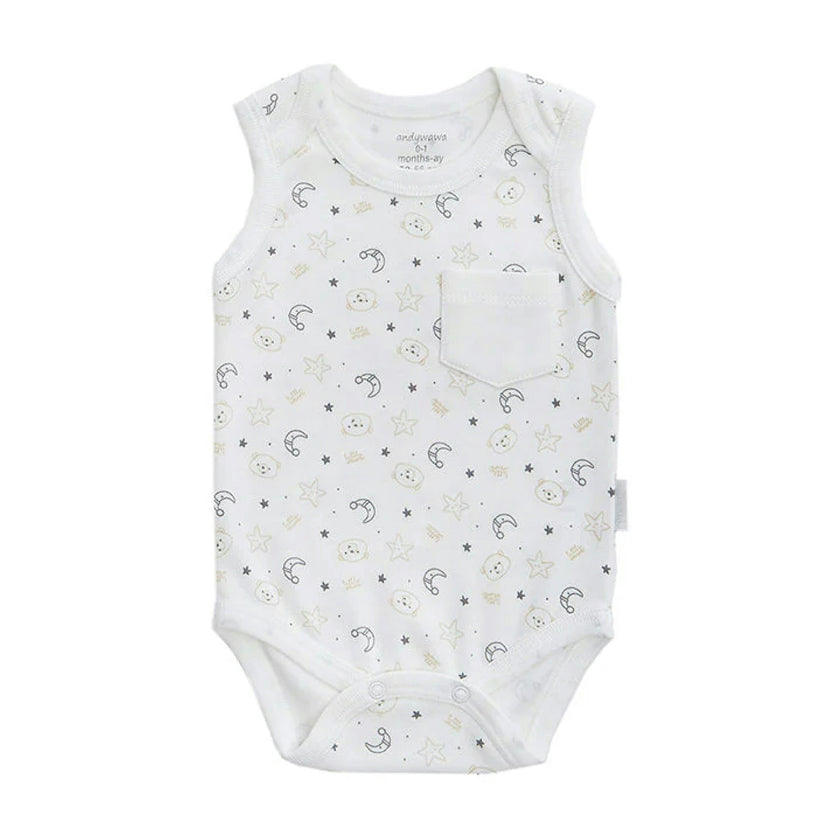 White 2pc LWB Bodysuit Set