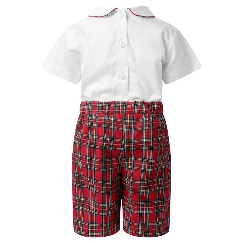 Tartan Shirt and Short Set