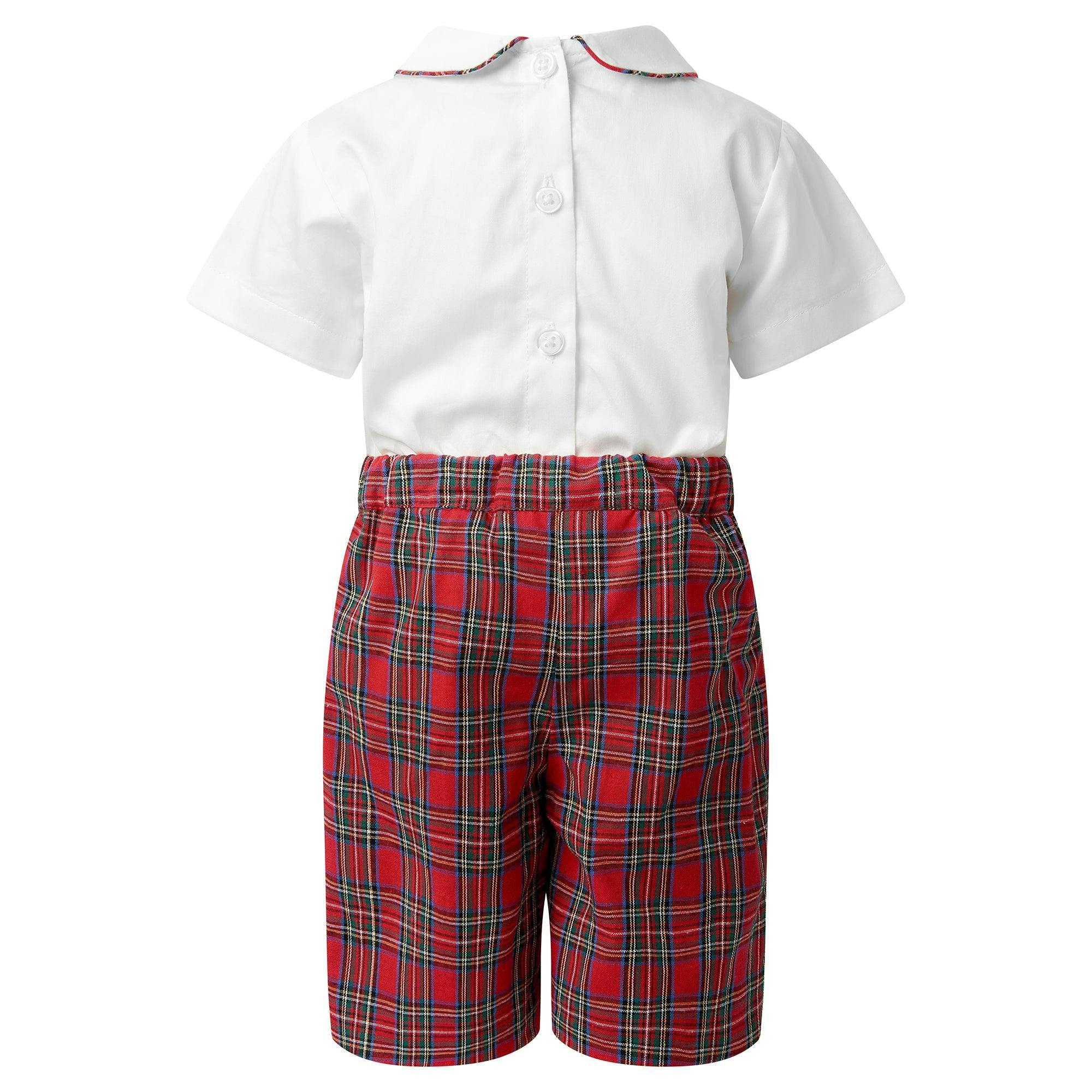 Tartan Shirt and Short Set