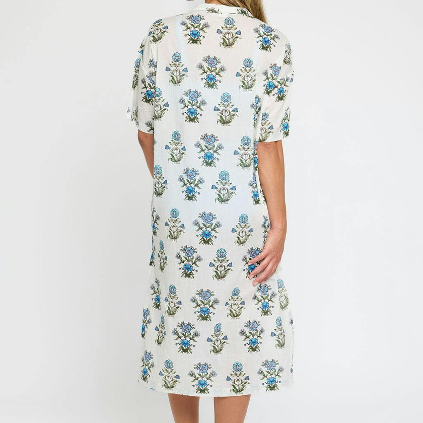 Tiffany Midi Caftan in Party on Prairie