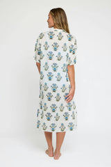 Tiffany Midi Caftan in Party on Prairie