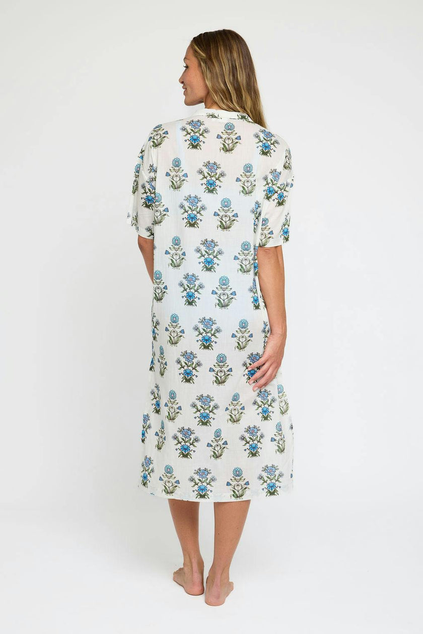 Tiffany Midi Caftan in Party on Prairie