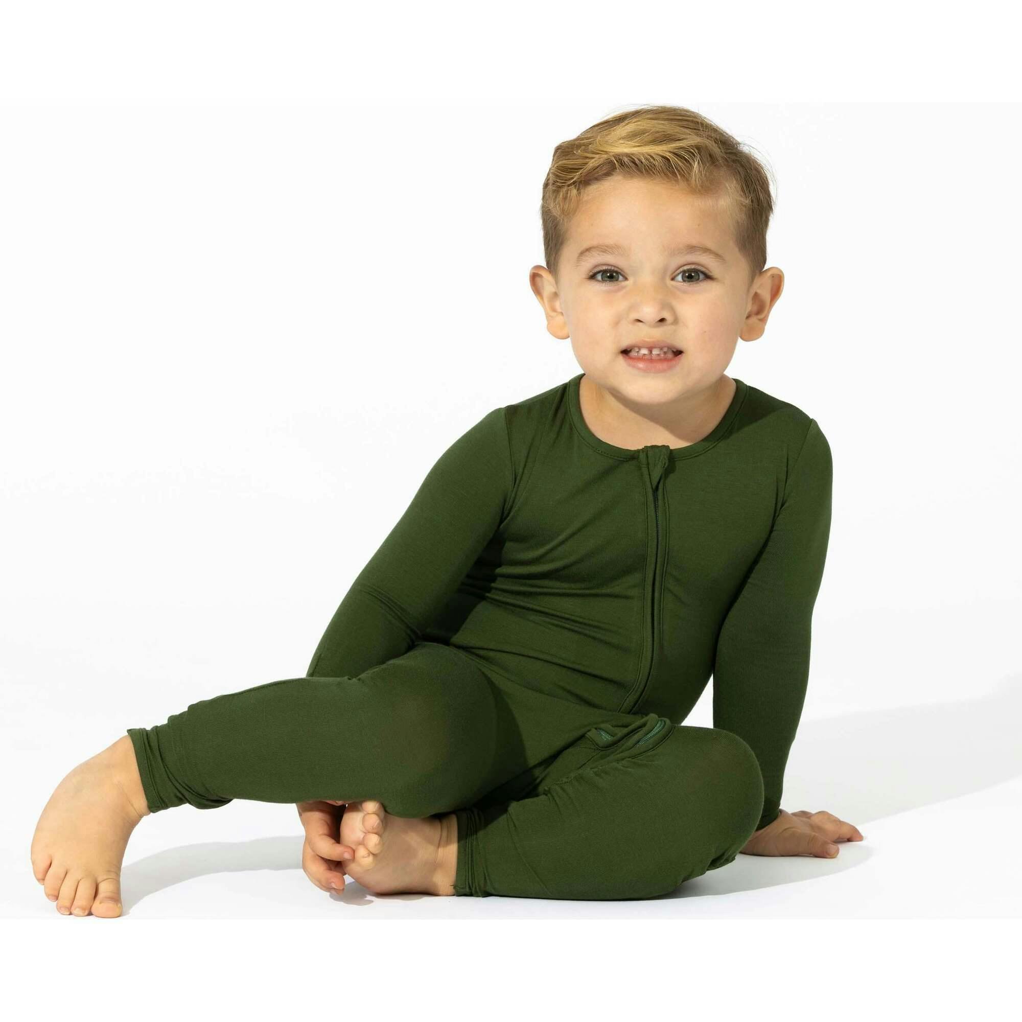 Evergreen Bamboo Convertible Footie