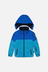 Two Piece Play Snowsuit Light And Dark Blue With Navy Pants