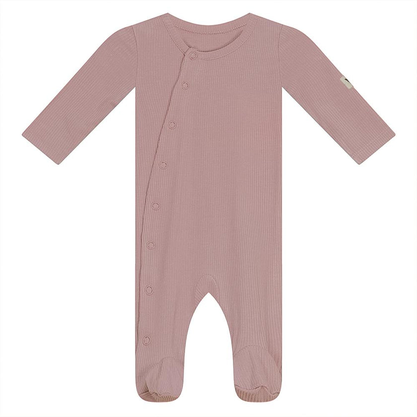 Rib Onesie Dark Almond