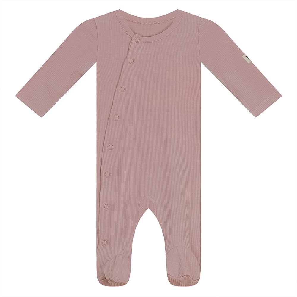 Rib Onesie Dark Almond