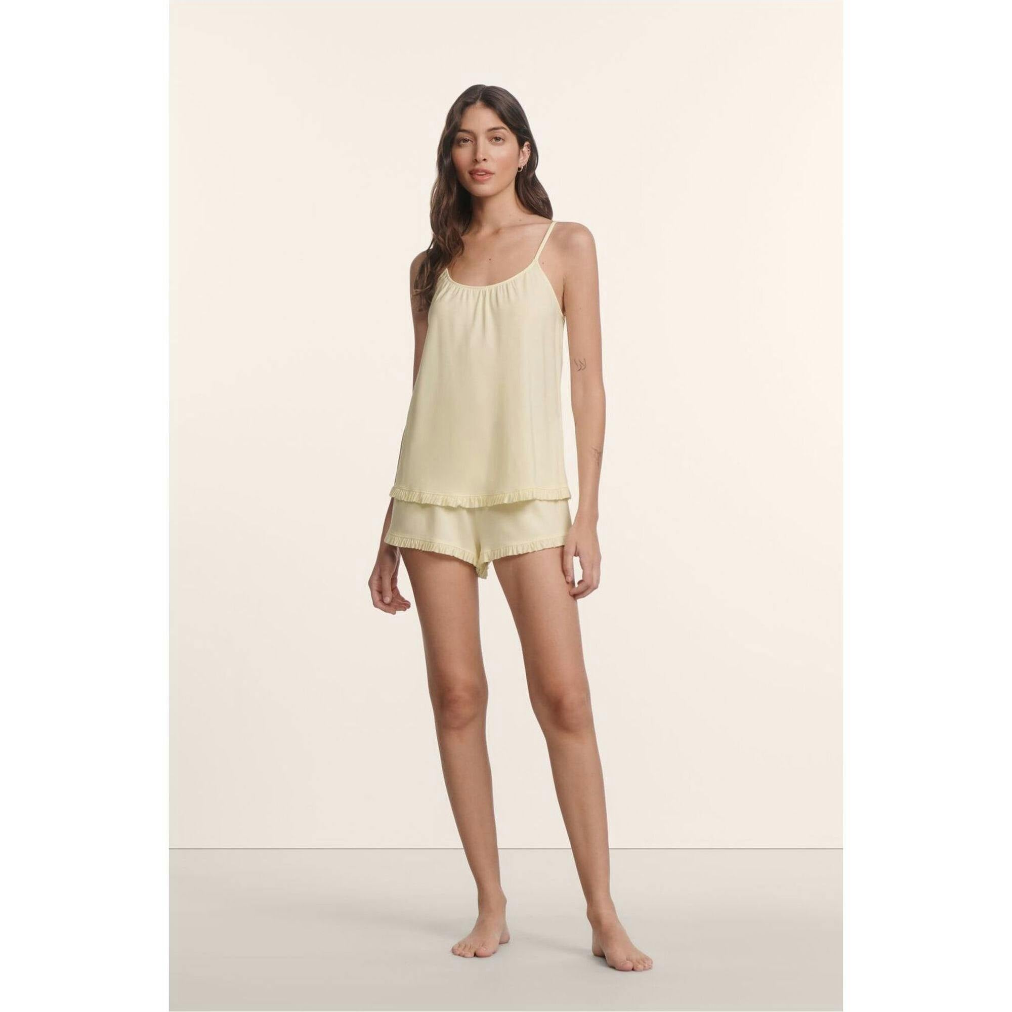 Gisele TENCEL™ Modal Cami & Shortie Short PJ Set, Yellow