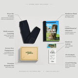 Moai Gift Box with Mystery Dot Kids French Terry Sweatpants, Book, and Activities