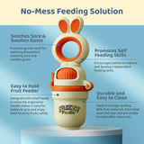 Baby Push Pop Fruit Feeder - Orange