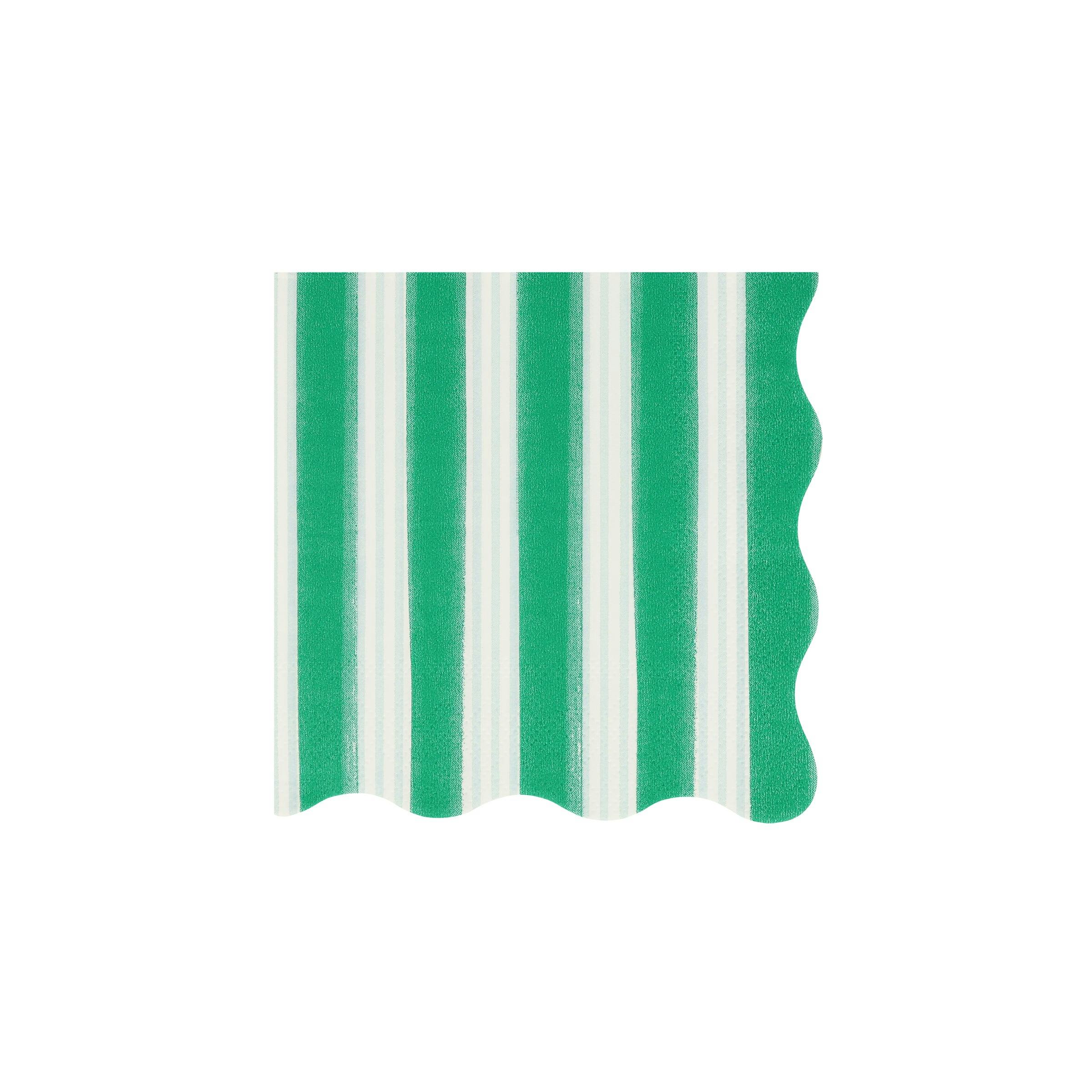 Festive Stripe Small Napkins