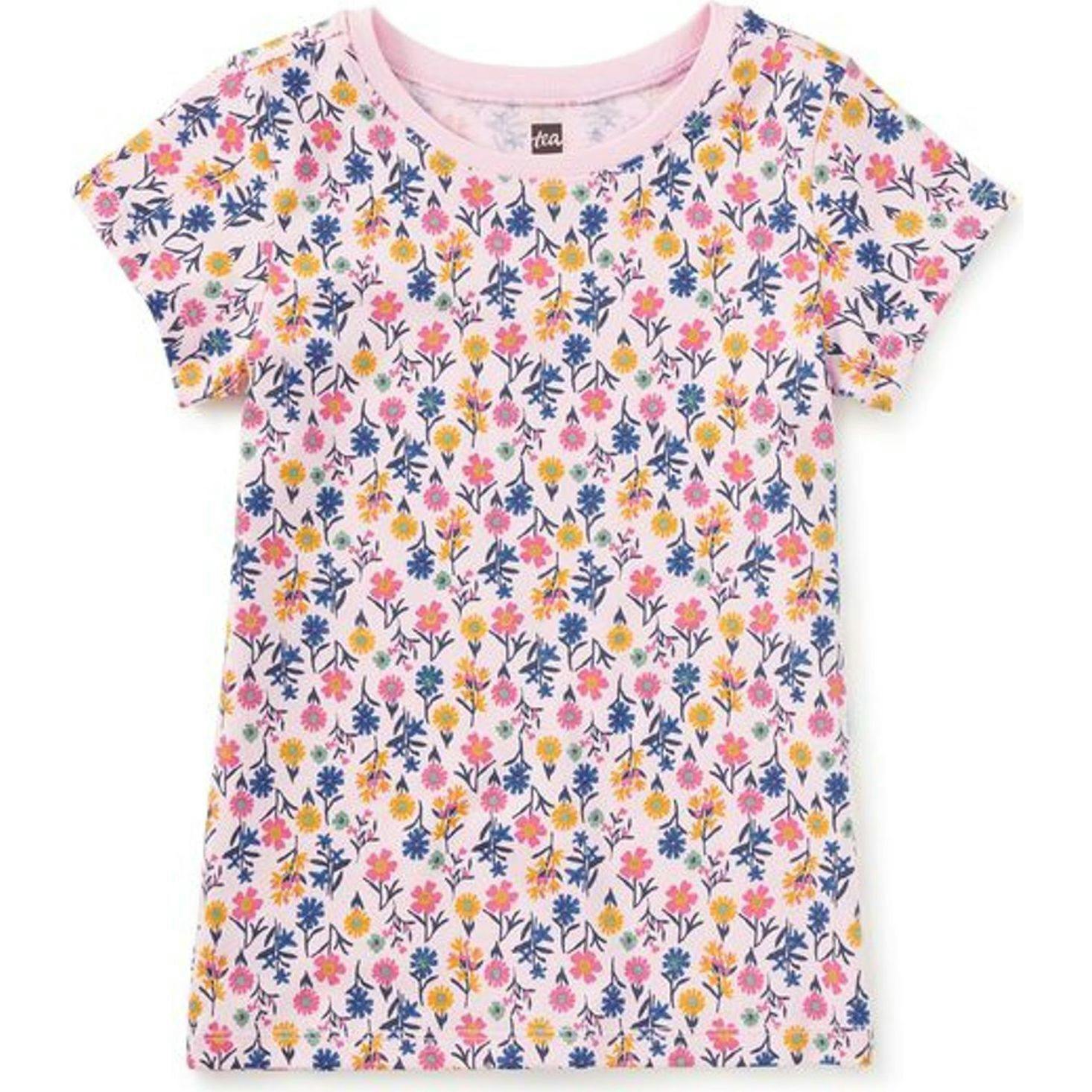 Printed Short Sleeve Top, Multi